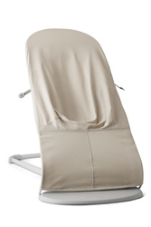 BABYBJORN - leżaczek BLISS WOVEN/JERSEY Tri Fabric, Jasny Beż