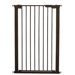 DogSpace - Bonnie – bardzo wysoka, rozporowa bramka dla psa, czarna (73.5-79.6cm)