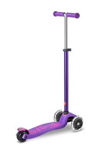 MICRO - hulajnoga trójkołowa Maxi Deluxe LED, purple
