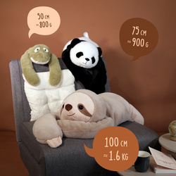 HISTOIRE D'OURS - obciążeniowy pluszowy leniwiec Podcoll, 100 cm, beżowy