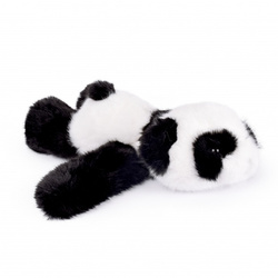 HISTOIRE D'OURS - pluszowa bransoletka slap panda Podcoll, biały