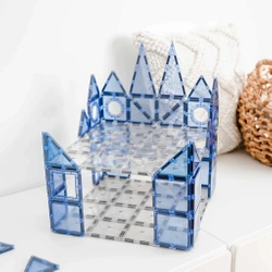 CONNETIX - Klocki magnetyczne Clear Base Plate Pack - 2 el.