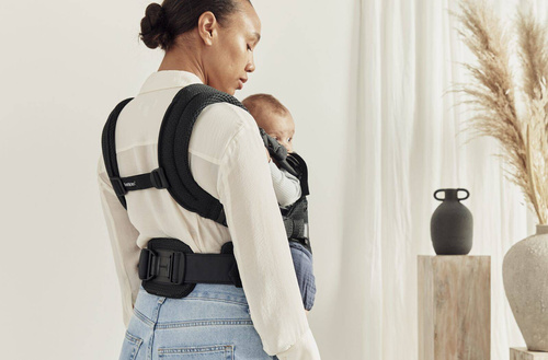 BABYBJORN - nosidełko Harmony 3D Mesh, Czarny
