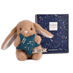 DOUDOU ET COMPAGNIE - pluszowy królik ze znakiem zodiaku DOUDOU ASTRO, 12 cm, wodnik