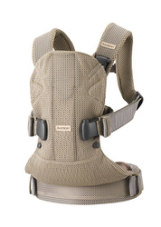 BABYBJORN ONE AIR 3D MESH  - nosidełko, Szary Beż