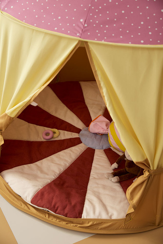 Kid's Concept - Mata do zabawy Circus, czerwona