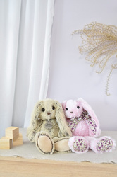 HISTOIRE D'OURS - pluszowy królik, 25 cm, beżowy