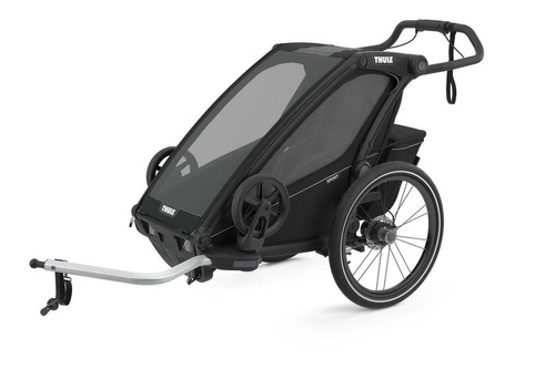 Przyczepka rowerowa dla dziecka - THULE Chariot Sport 1 - Midnight Black