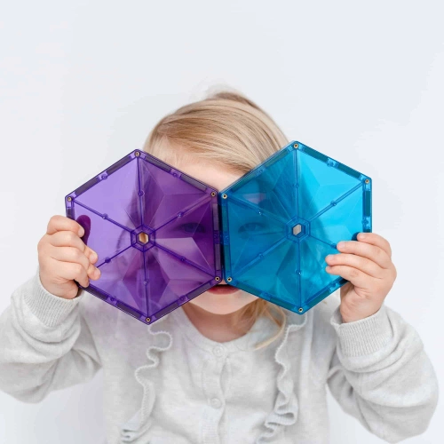 CONNETIX - Klocki magnetyczne Rainbow Geometry Pack - 30 el.