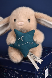 DOUDOU ET COMPAGNIE - pluszowy królik ze znakiem zodiaku DOUDOU ASTRO, 12 cm, baran