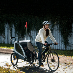Thule Coaster XT - przyczepka rowerowa - podwójna, jasnoniebieska
