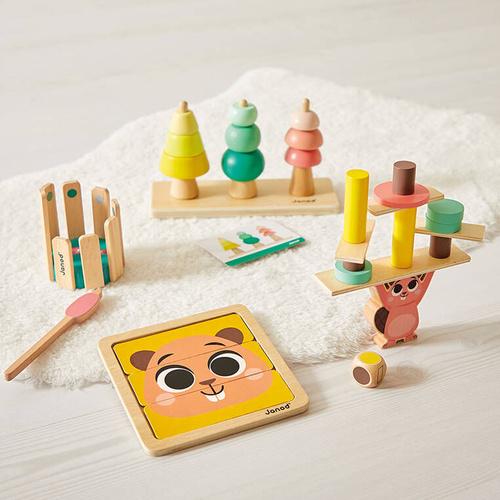 Janod - Zestaw zabawek edukacyjnych Box 36 m-cy