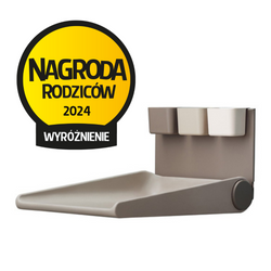 LEANDER WALLY™- przewijak montowany na ścianie, CAPPUCCINO