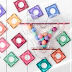 CONNETIX - Klocki magnetyczne Pastel Ball Replacement Pack - 16 el.