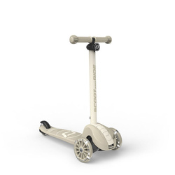 SCOOTANDRIDE - Highwaykick 3S - hulajnoga z systemem sterowania 2w1 i kółkami LED składana 3+, ash