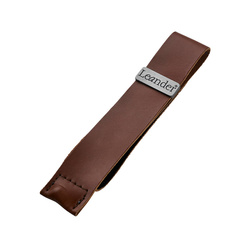 LEANDER - skórzany pasek zabezpieczający do krzesełka do karmienia CLASSIC™ i LOUIE™, brązowy