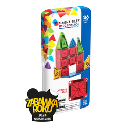 MAGNA-TILES - klocki magnetyczne Travel microMAGS 26 el.