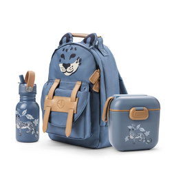 Elodie Details - Plecak BackPack MINI + Butelka na wodę + Lunchbox - Garden Leo -  ZESTAW