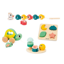 Janod - Zestaw zabawek edukacyjnych Box 18 m-cy