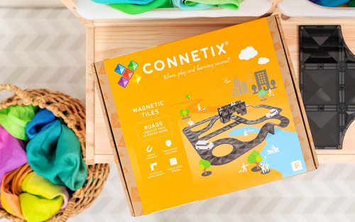 CONNETIX - Klocki magnetyczne Creative Roads Pack - 48 el.
