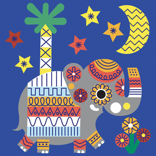 Multizestaw kreatywny 4-latka My arts & crafts 4+, Janod