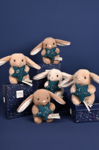DOUDOU ET COMPAGNIE - pluszowy królik ze znakiem zodiaku DOUDOU ASTRO, 12 cm, koziorożec