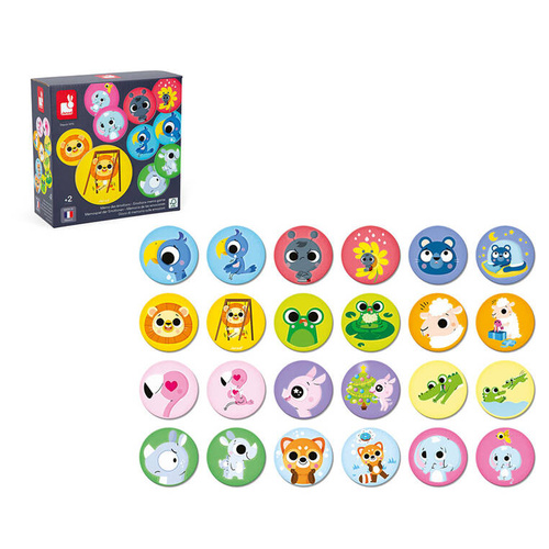 Janod -Gra memory Emocje 24 elementy 2+, Janod