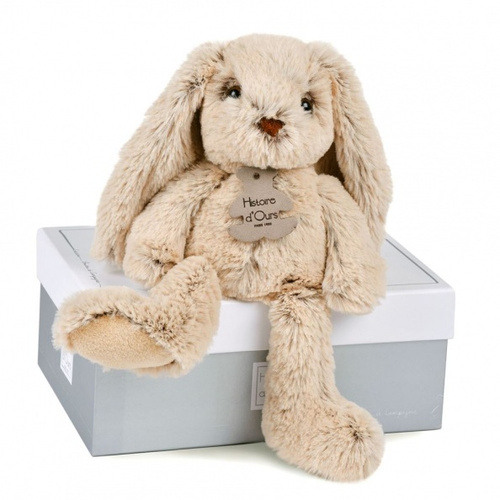 HISTOIRE D'OURS - pluszowy królik, 25 cm, beżowy