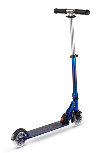MICRO - hulajnoga dwukołowa dla dzieci od 5 lat Sprite LED, pearl blue purple