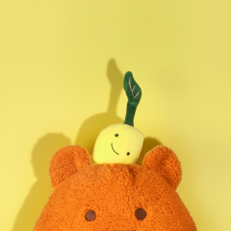 HISTOIRE D'OURS - MIAM! John Lemon, 60 cm, pomarańczowa cytryna