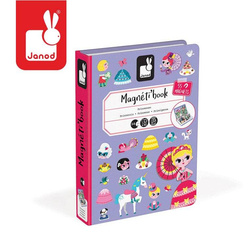 Janod – Magnetyczna układanka Księżniczki Magnetibook kolekcja 2018