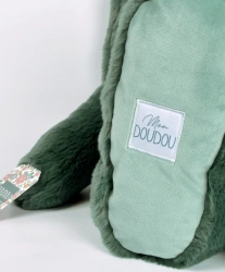 DOUDOU ET COMPAGNIE - pluszowy królik Lapin Fleurette, 70 cm, zielony eukaliptusowy