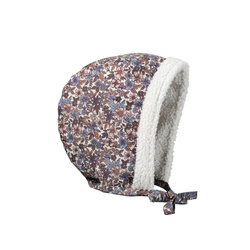 Elodie Details - Czapka Winter Bonnet - Blue Garden - 6-12 m-cy [OUTLET]
