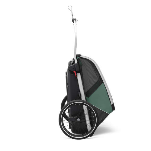 Przyczepka rowerowa dla psa - Thule Bexey M do 35 kg - Haze green
